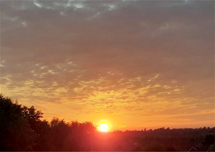 Sunset Framed Print